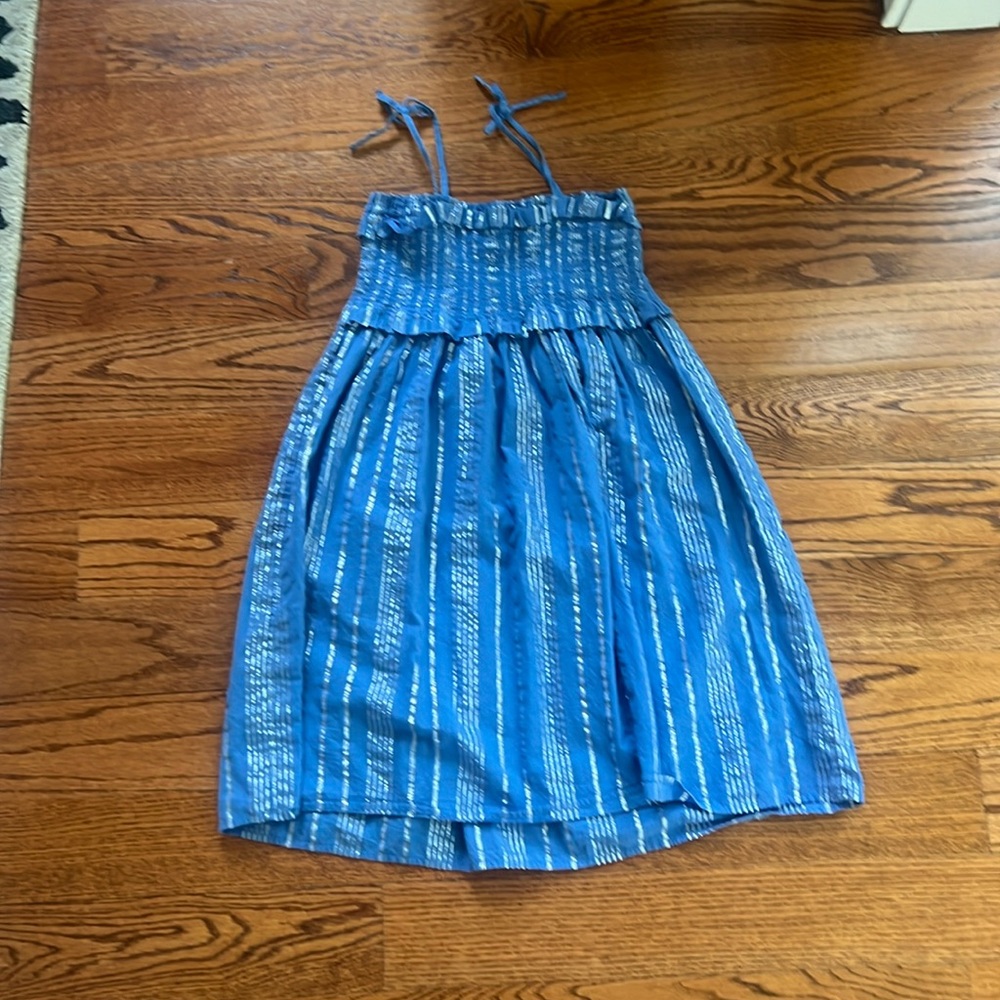 Crewcuts by J. Crew Blue and Silver Dress
